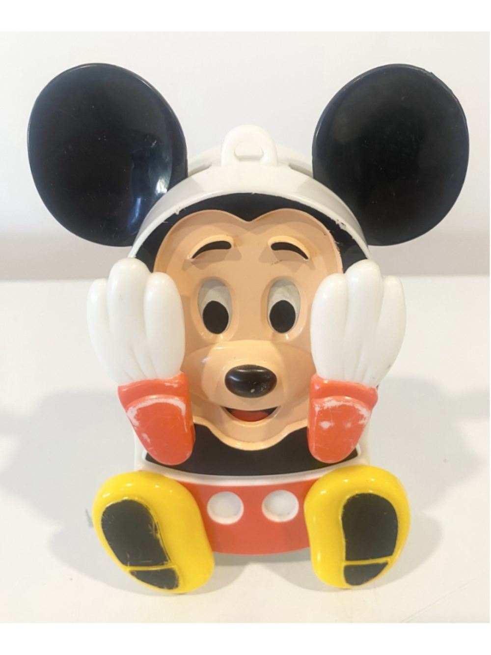 Vintage Illco Disney Mickey Mouse Peek A Boo Wind Up Musical Toy Hong Kong